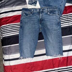 Men's Blue Denim Shorts